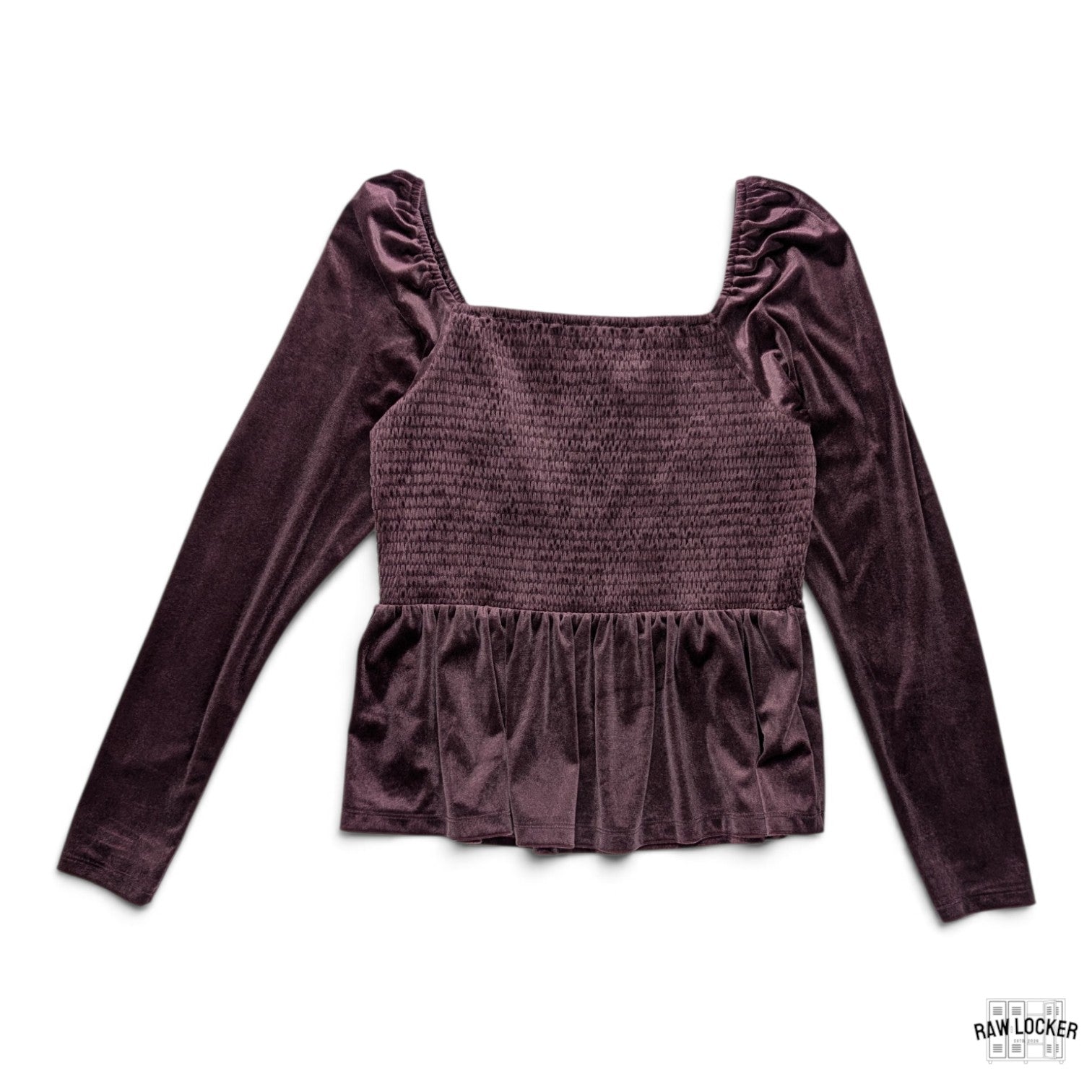 Camisa terciopelo ajustada del pecho - Talla M