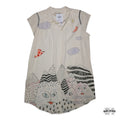Vestido Camisero Ilustración Ilustrado Artsy - Talla S