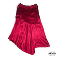 Falda satinada H&M color vino - Talla S