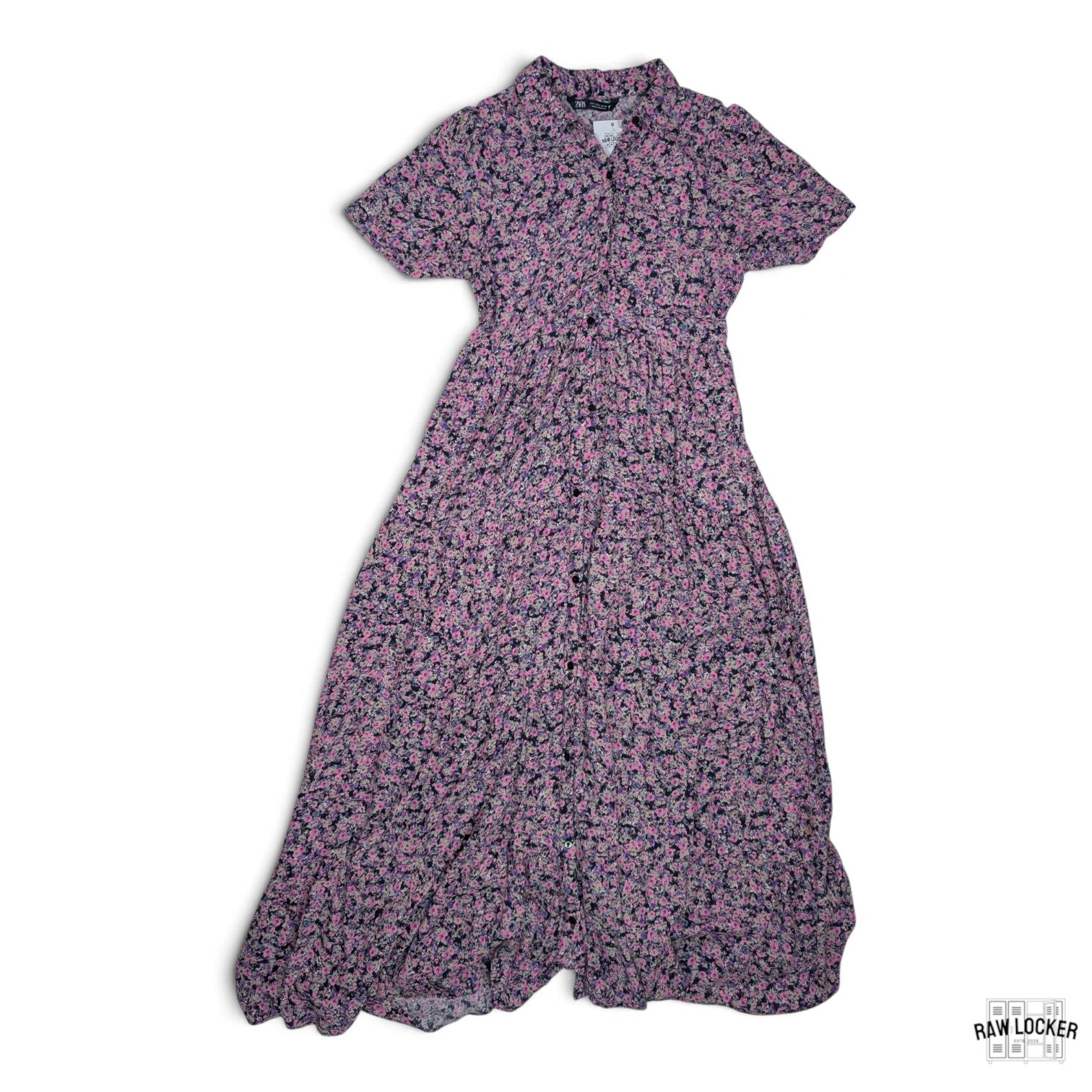 Vestido Floral largo Zara - Talla S