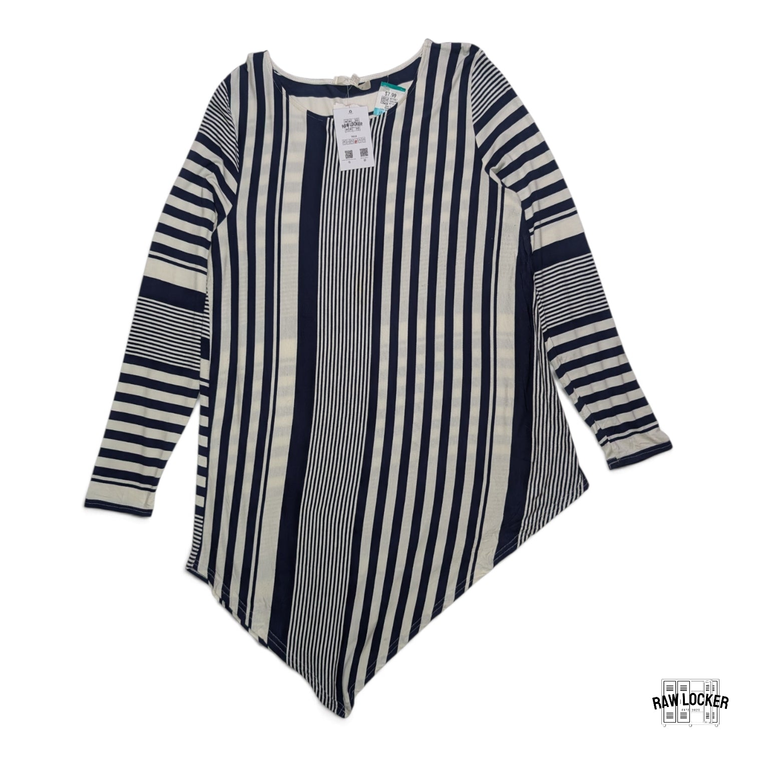 Blusa Asimétrica Striped Top - Talla L