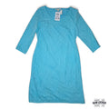 Vestido Ajustado de Encaje Manga 3/4 - Talla M