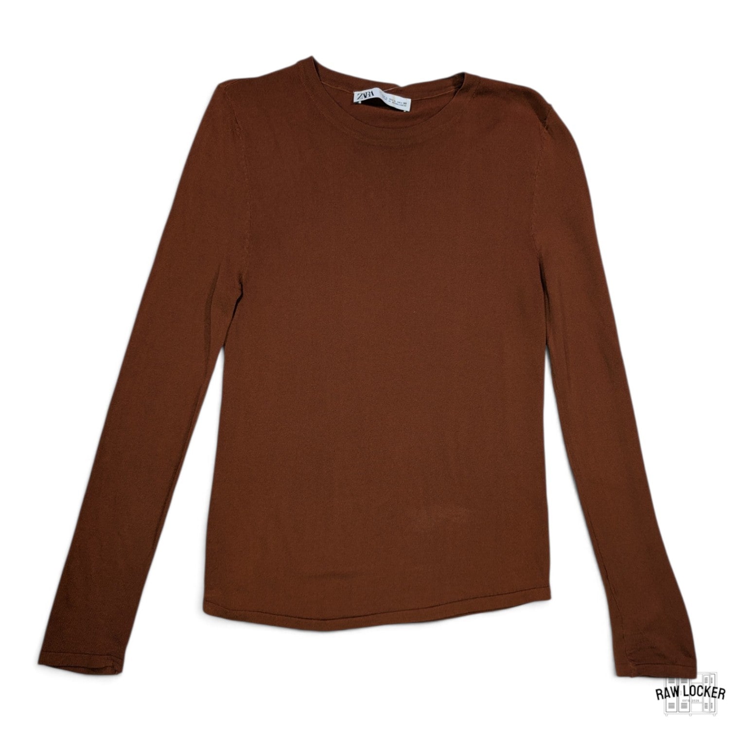 Camisa manga larga básica Zara - Talla L