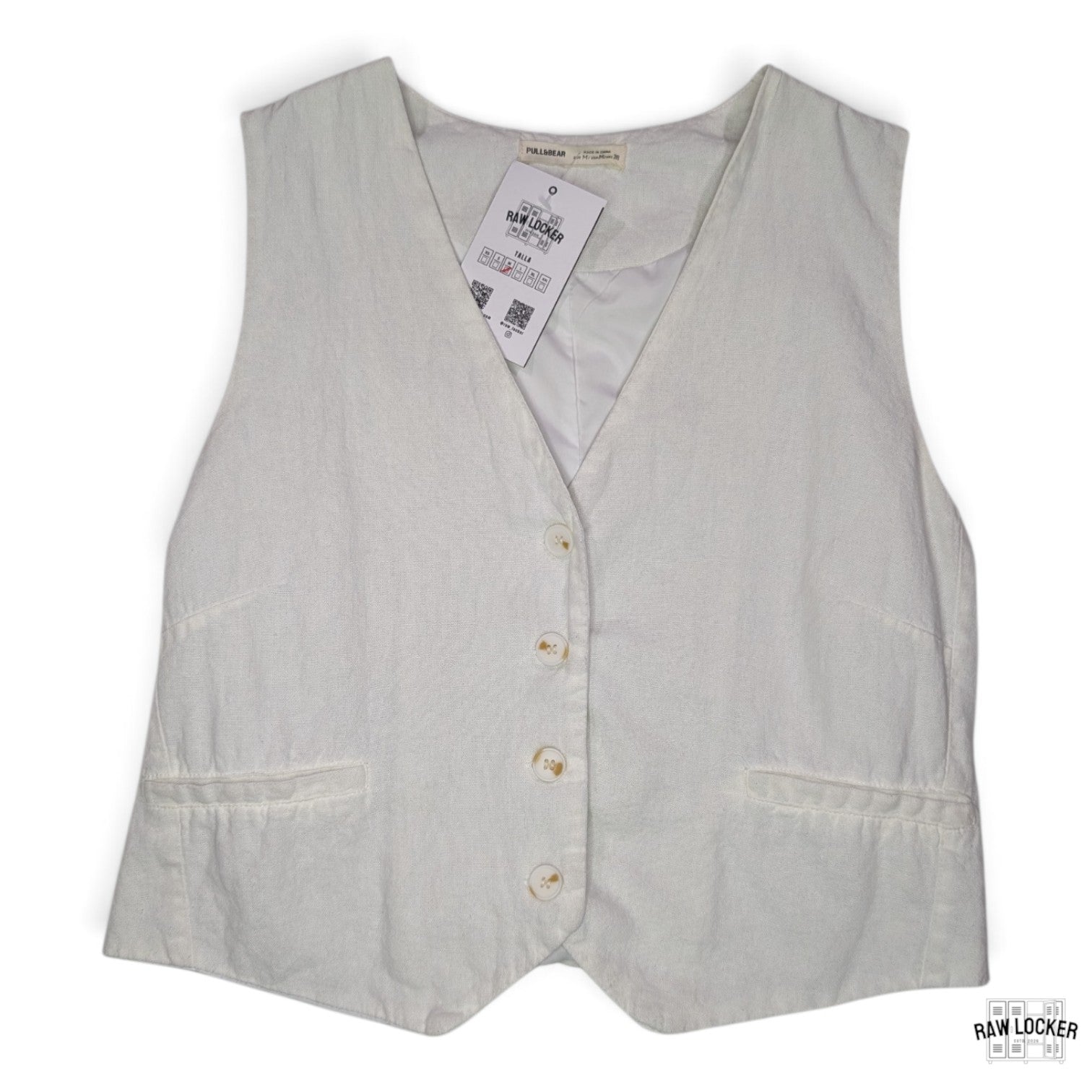 Blusa estilo chaleco Pull & Bear - Talla M