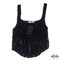 Top tejido negro - Talla M