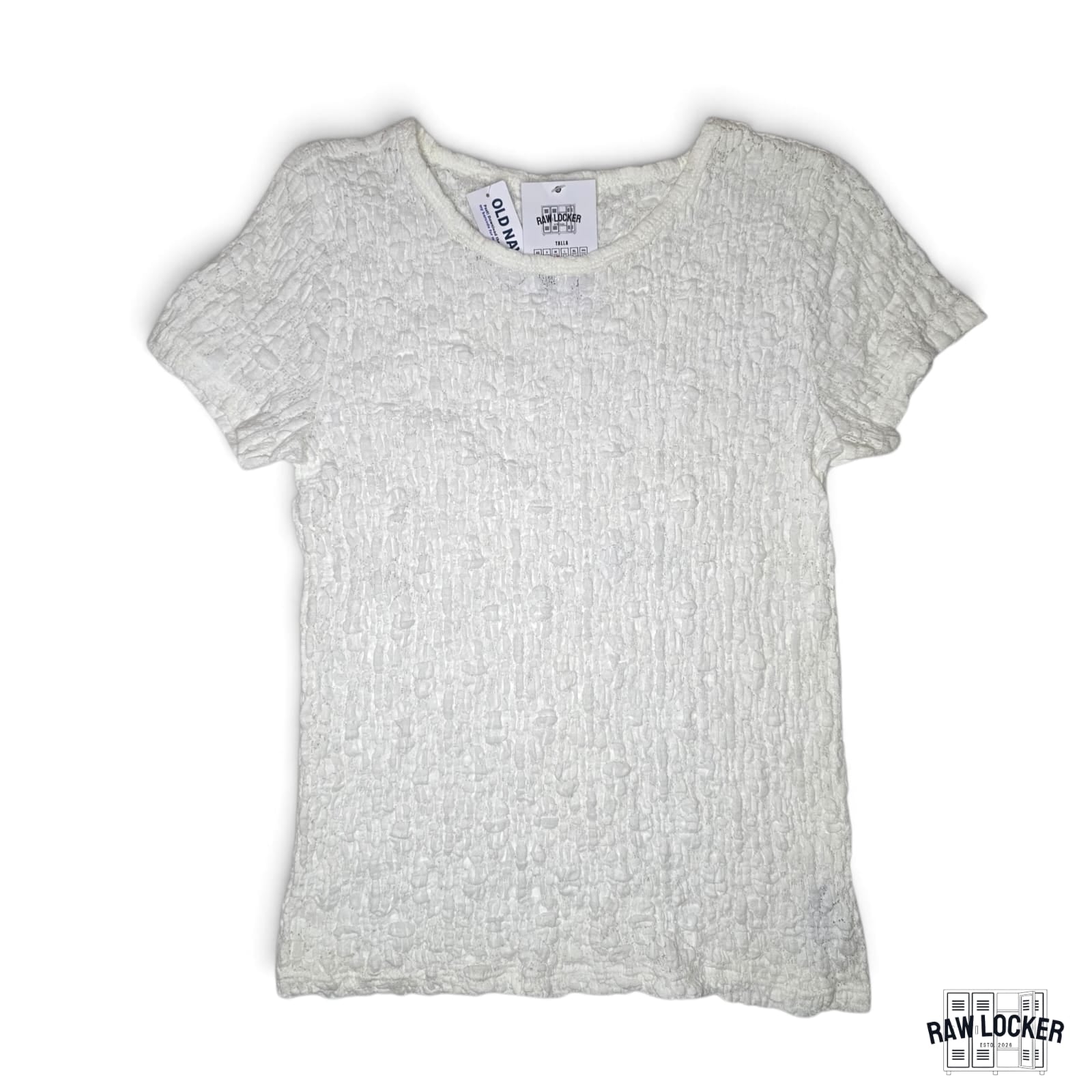 Blusa Old Navy Manga Corta de Textura Arrugada - Talla M