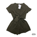 Jumpsuit corto con escote - Talla S