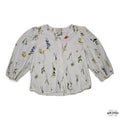 Camisa holgada con estampa Floral- Talla S