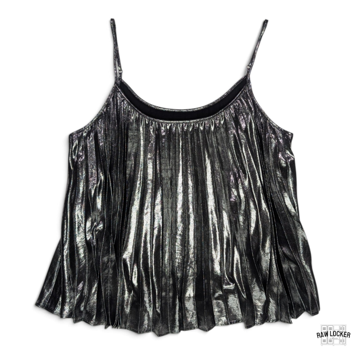 Camisa escotada brillante - Talla M