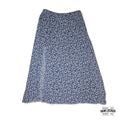 Falda midi floral azul - Talla S