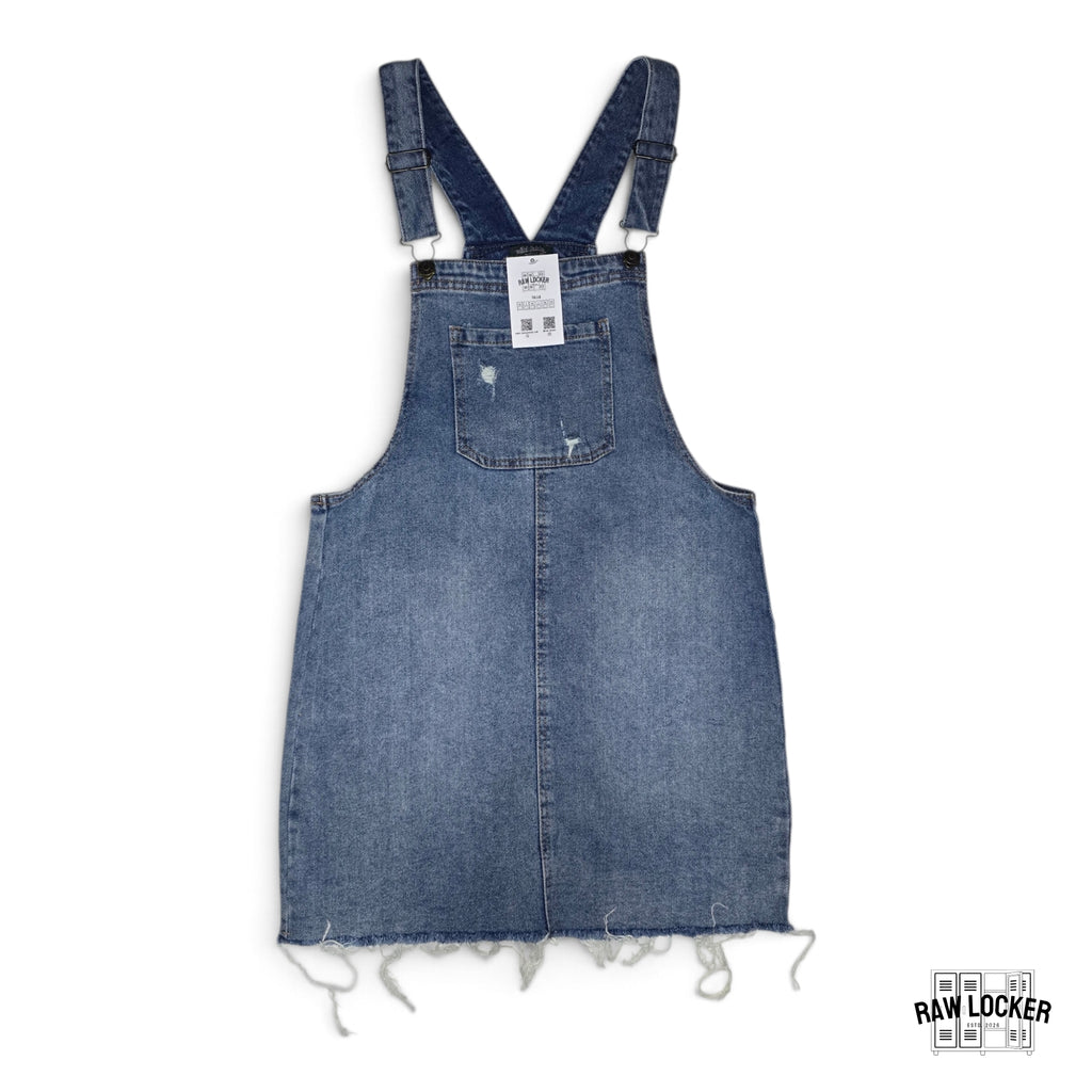 Vestido Overol de Mezclilla Vintage - Talla M