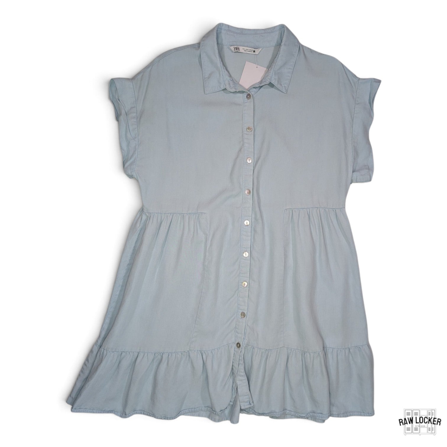 Vestido estilo jean Zara - Talla L