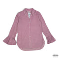Camisa rayada con mangas acampadas - Talla S