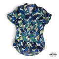Camisa Manga Corta Estampado Tropical - Talla M