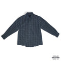 Camisa Manga Larga de Botones con Bolsillo Gris Pizarra - Talla M