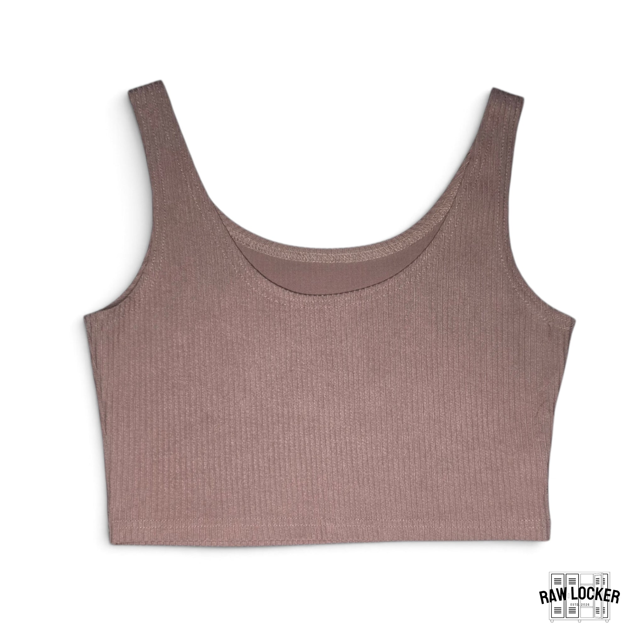 Crop Top Clean Fit Mocca - Talla L