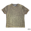 Camisa dorada brillante Zara - Talla L